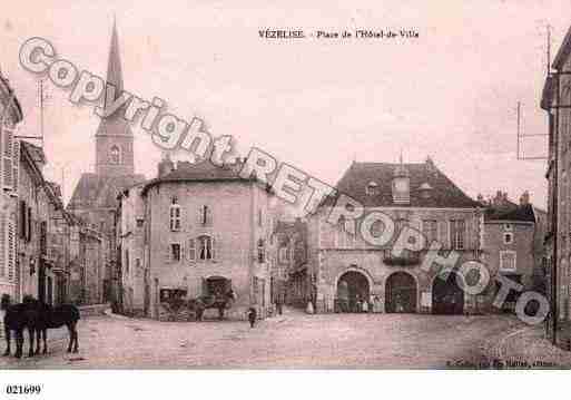 Ville de VEZELISE, carte postale ancienne