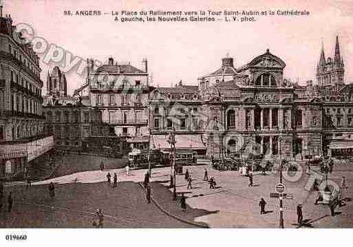 Ville de ANGERS, carte postale ancienne