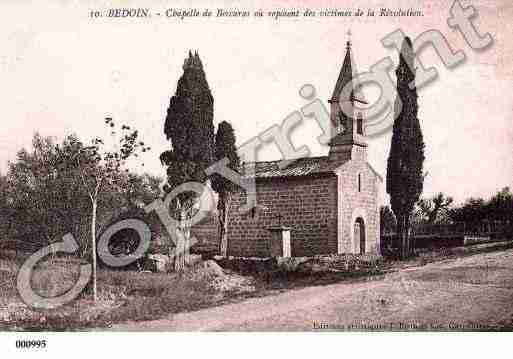 Ville de BEDOIN, carte postale ancienne