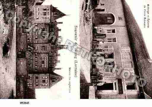 Ville de BIDING, carte postale ancienne