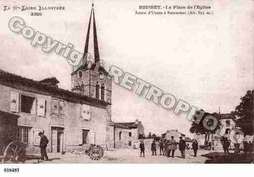 Ville de BOISSET, carte postale ancienne