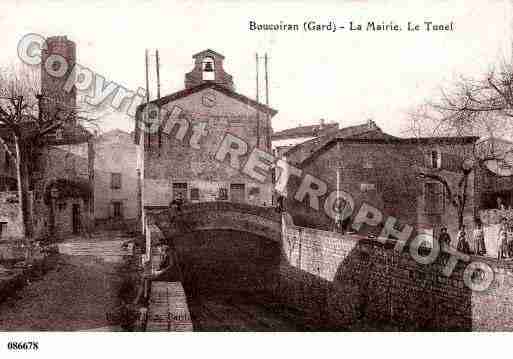 Ville de BOUCOIRANETNOZIERES, carte postale ancienne