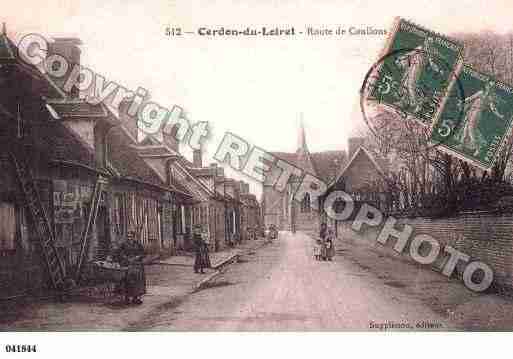 Ville de CERDON, carte postale ancienne