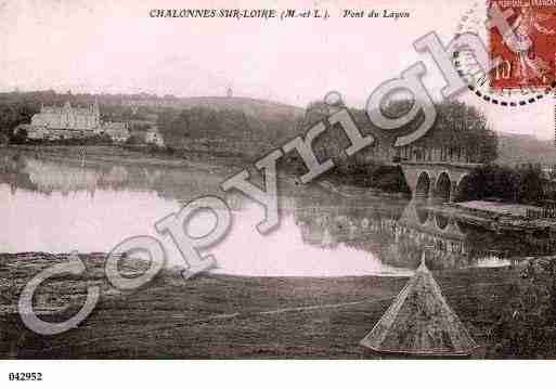 Ville de CHALONNESSURLOIRE, carte postale ancienne