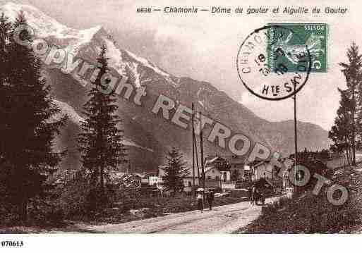 Ville de CHAMONIXMONTBLANC, carte postale ancienne