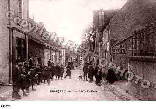 Ville de CHANCAY, carte postale ancienne