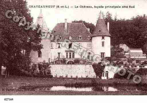 Ville de CHATEAUNEUF, carte postale ancienne