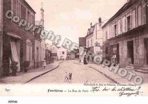 Ville de FERRIERES, carte postale ancienne