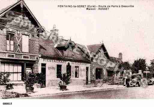 Ville de FONTAINELASORET, carte postale ancienne