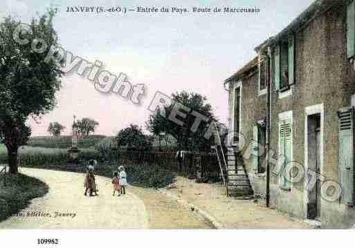 Ville de JANVRY, carte postale ancienne