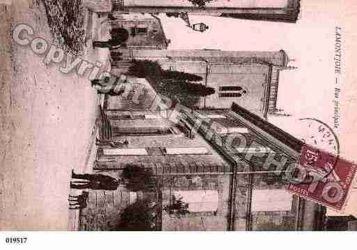 Ville de LAMONTJOIE, carte postale ancienne