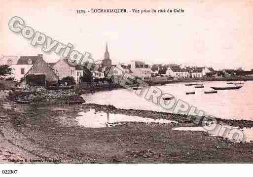 Ville de LOCMARIAQUER, carte postale ancienne