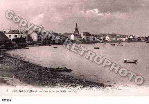 Ville de LOCMARIAQUER, carte postale ancienne