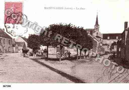 Ville de MAINVILLIERS, carte postale ancienne