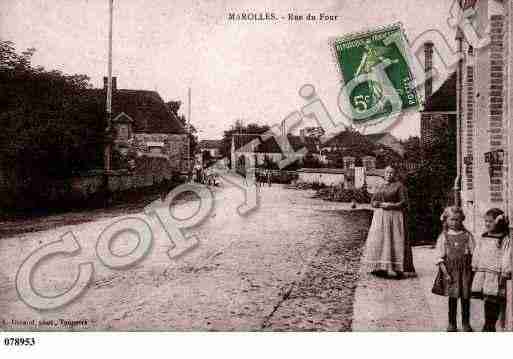 Ville de MAROLLESSOUSLIGNIERES, carte postale ancienne