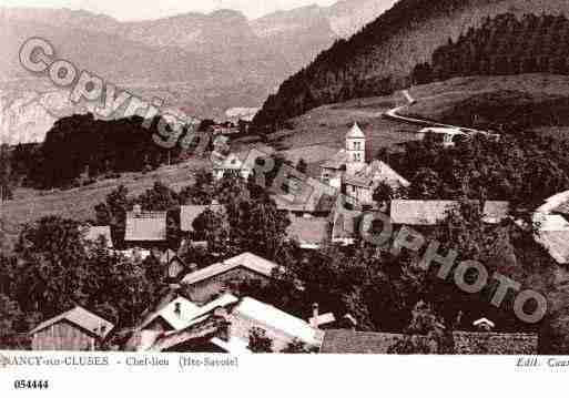 Ville de NANCYSURCLUSES, carte postale ancienne