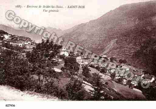 Ville de SAINTBONTARENTAISE, carte postale ancienne