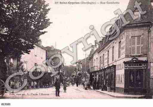 Ville de SAINTCYPRIEN, carte postale ancienne