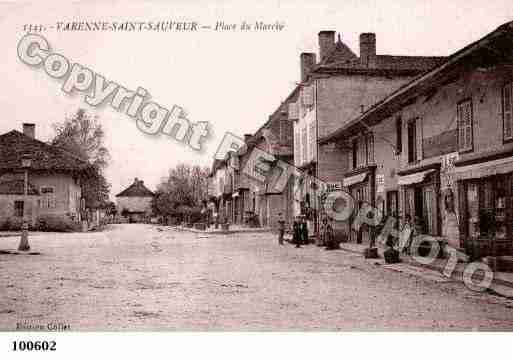 Ville de VARENNESSAINTSAUVEUR, carte postale ancienne