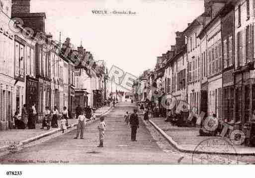 Ville de VOULX, carte postale ancienne