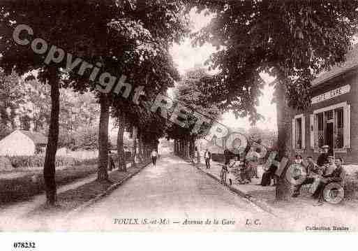 Ville de VOULX, carte postale ancienne