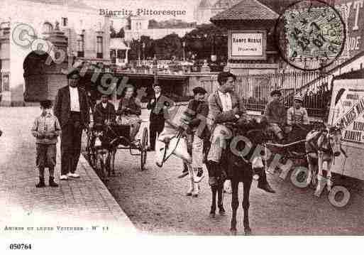 Ville de BIARRITZ, carte postale ancienne