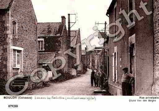 Ville de BOULON, carte postale ancienne