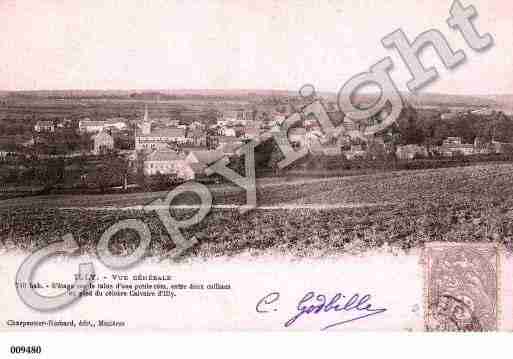 Ville de ILLY, carte postale ancienne