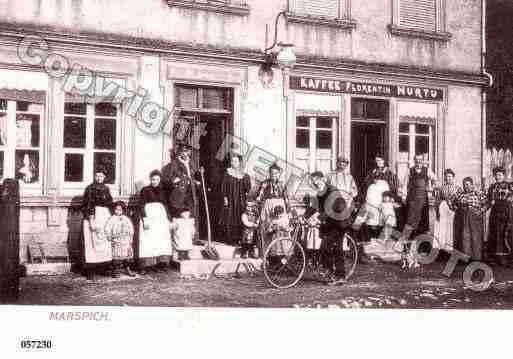 Ville de MARSPICH, carte postale ancienne