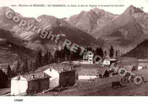 Ville de MODANE, carte postale ancienne