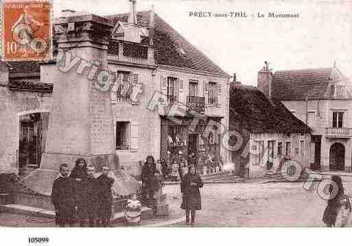 Ville de PRECYSOUSTHIL, carte postale ancienne