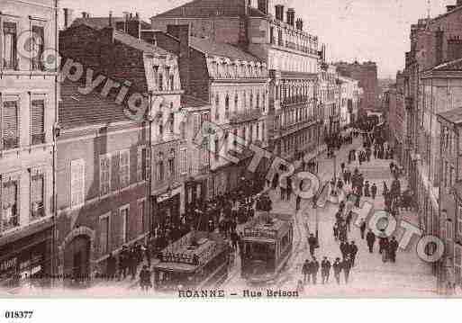 Ville de ROANNE, carte postale ancienne