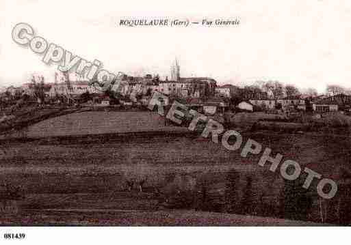 Ville de ROQUELAURE, carte postale ancienne
