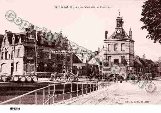 Ville de SAINTOMER, carte postale ancienne