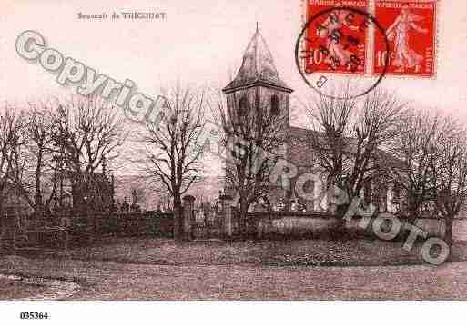 Ville de THICOURT, carte postale ancienne