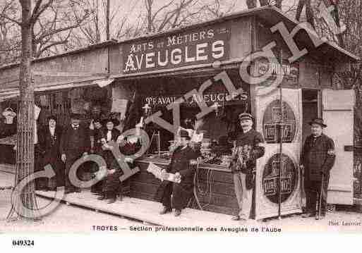 Ville de TROYES, carte postale ancienne