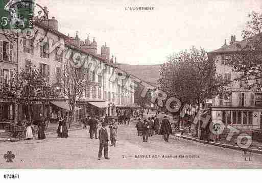 Ville de AURILLAC, carte postale ancienne