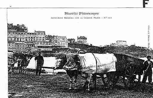 Ville de BIARRITZ, carte postale ancienne