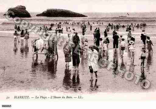 Ville de BIARRITZ, carte postale ancienne