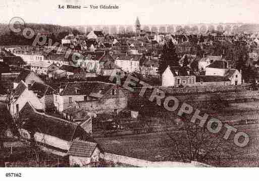 Ville de BLANC(LE), carte postale ancienne