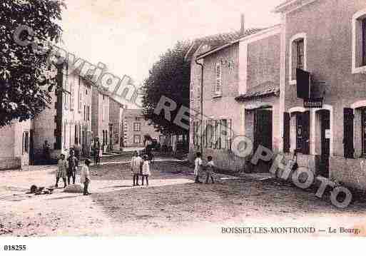 Ville de BOISSETLESMONTROND, carte postale ancienne