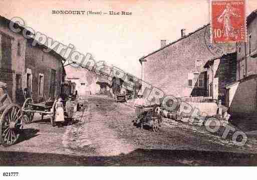 Ville de BONCOURTSURMEUSE, carte postale ancienne