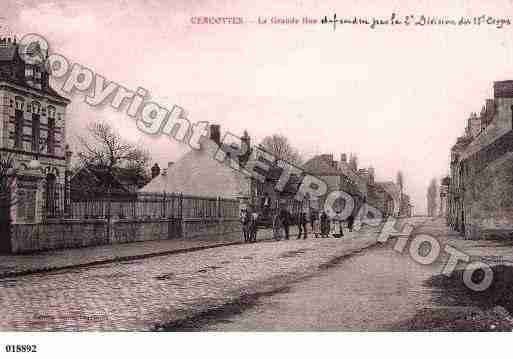 Ville de CERCOTTES, carte postale ancienne