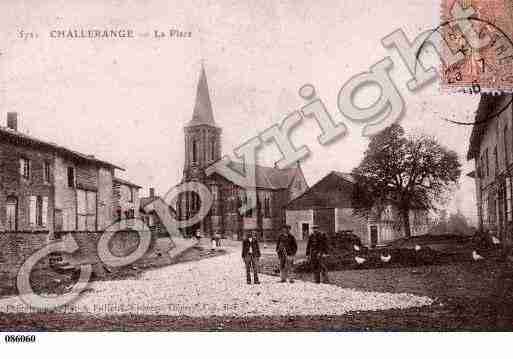 Ville de CHALLERANGE, carte postale ancienne