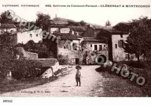 Ville de CLEMENSAT, carte postale ancienne