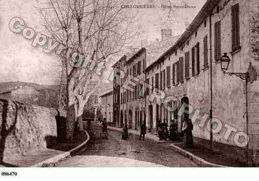 Ville de COLLOBRIERES, carte postale ancienne