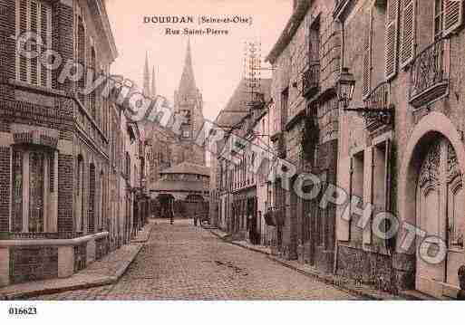 Ville de DOURDAN, carte postale ancienne