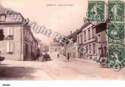 Ville de FONTOY, carte postale ancienne