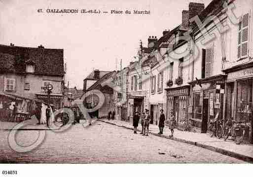 Ville de GALLARDON, carte postale ancienne