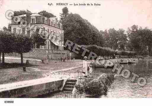 Ville de HERICY, carte postale ancienne